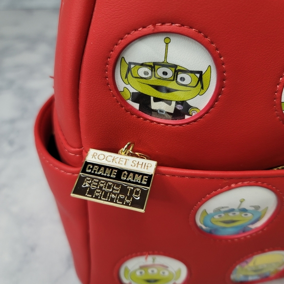 Loungefly Alien Remix Mini Backpack 2020 Summer Comic Con Pixar Aliens Costumes - Picture 5 of 12